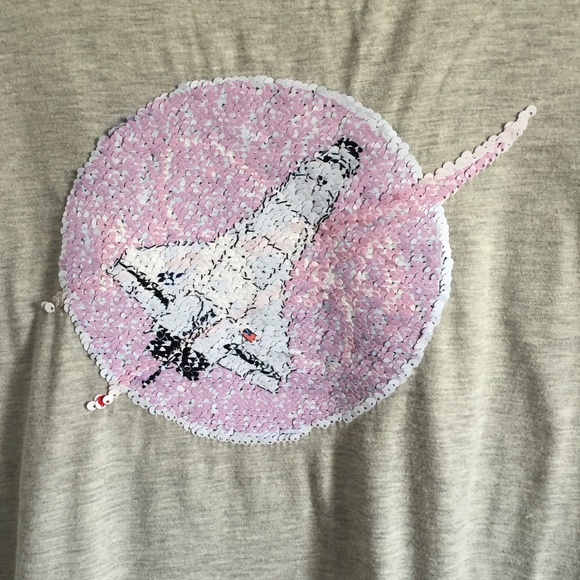NASA Reverse Sequin Graphic Tee - Picture 7 of 9